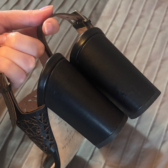 Kate Spade Black Cut-Out Healed Sandals size 6 - Picture 10 of 15